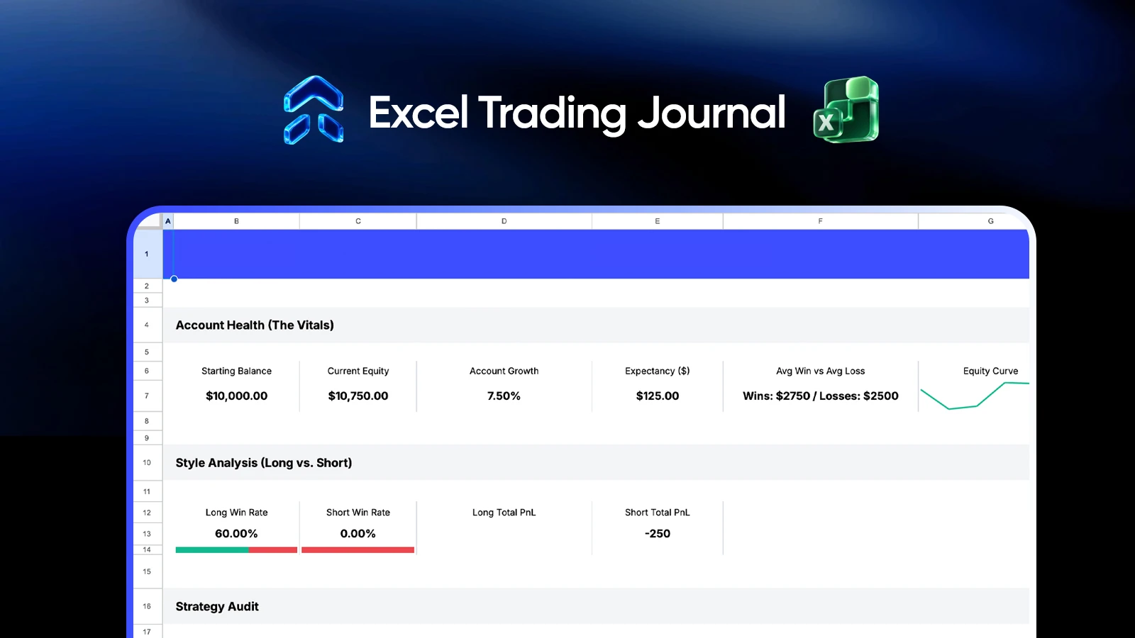 Download Free Excel Trading Journal